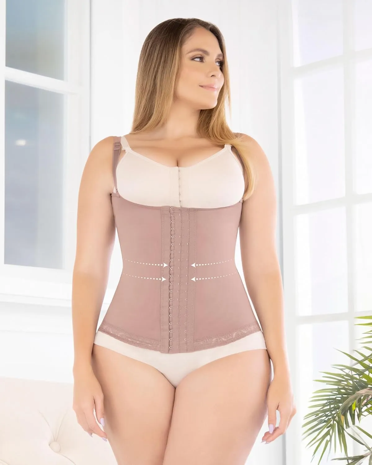 11173 Women Waist Cincher Powernet Vest