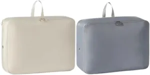 1/2/4PCS Foldable Compression Packing Bag Home Large Capacity Clothes Storage Bag Travel Portable Handheld Compression Bag(Mix A-2Pcs,40X30X12cm)