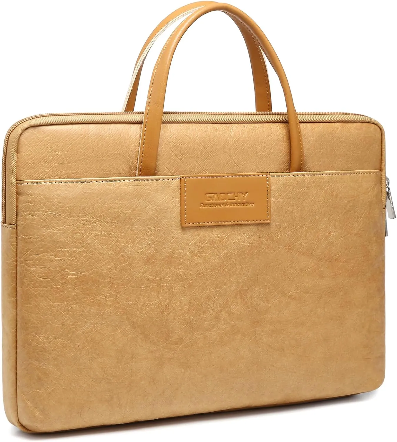 13-14 Inch Shockproof Laptop Sleeve with Handle, Computer Bag for MacBook Pro 14 M4/M3/M2/M1 Pro/Max, MacBook Air 13 M4/M3/M2, Zenbook 14, 14 Inch Chromebook, Latitude, IdeaPad, Autumn Oak