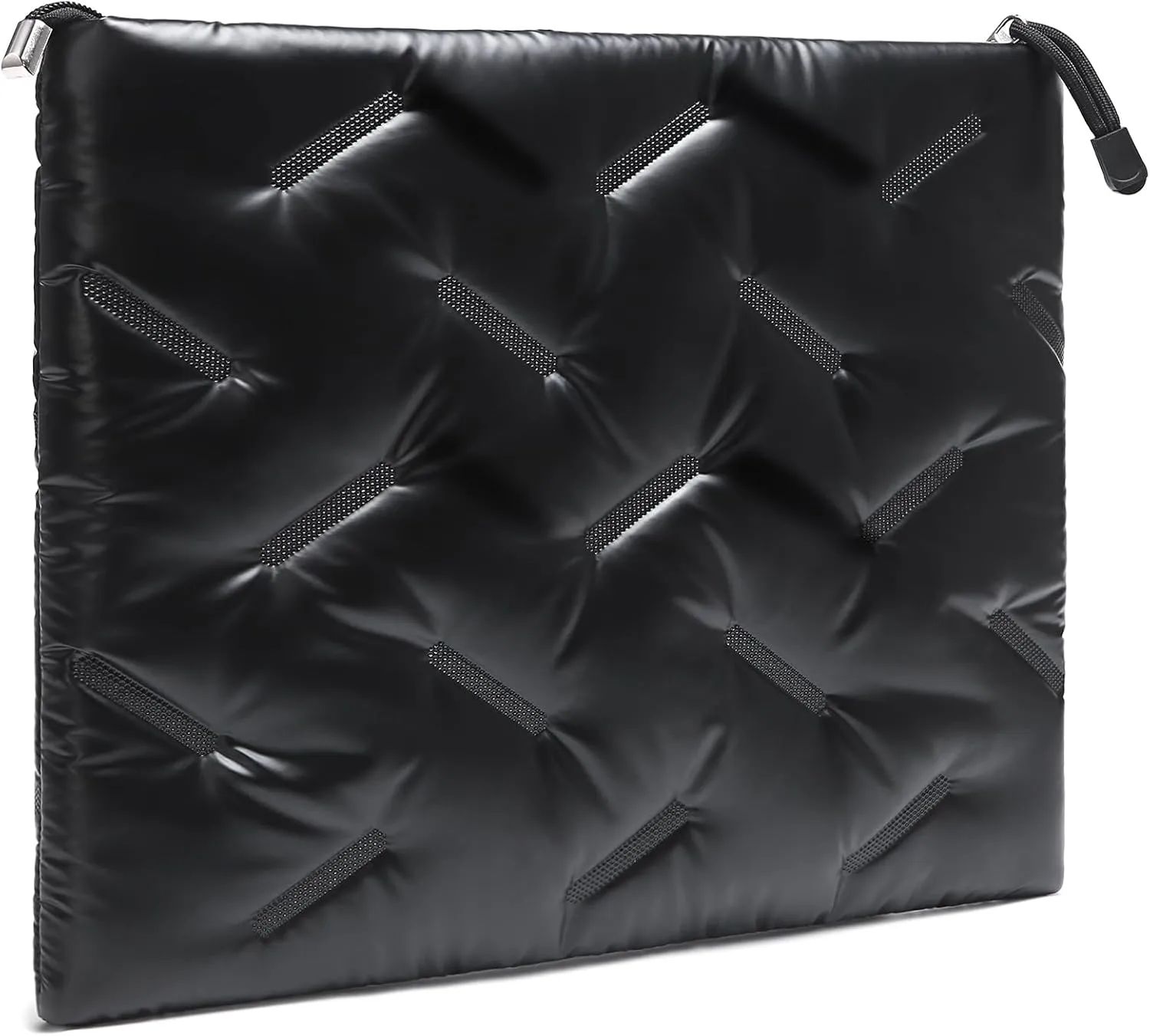 15-16 Inch Puffy Laptop Sleeve for Macbook Pro 16 M4/M3/M2/M1 Pro/Max 2024-2021, 15.6 inch Chromebook, ASUS Vivobook 16/15, 15.6 inch Dell Latitude, HP Pavilion 15, Meteorite Black