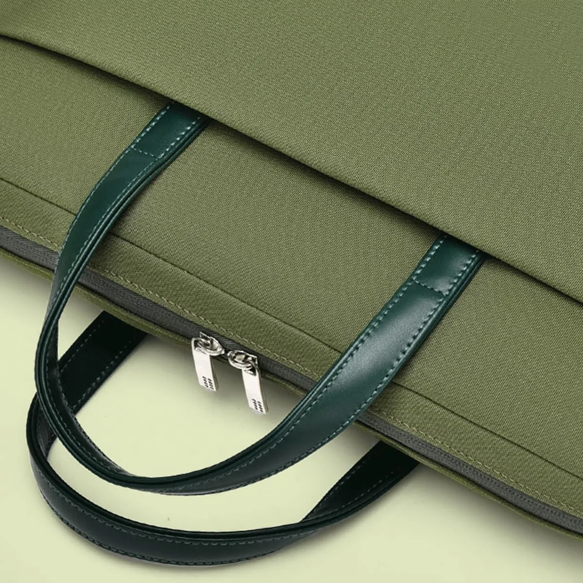 17.3 inch Laptop Sleeve Waterproof Laptop Shoulder Bag Computer Carrying Case Compatible with Lenovo Acer Dell HP 17 17.3 inch Notebook, ASUS TUF Gaming F17 17.3”/ Vivobook 17.3", Army Green