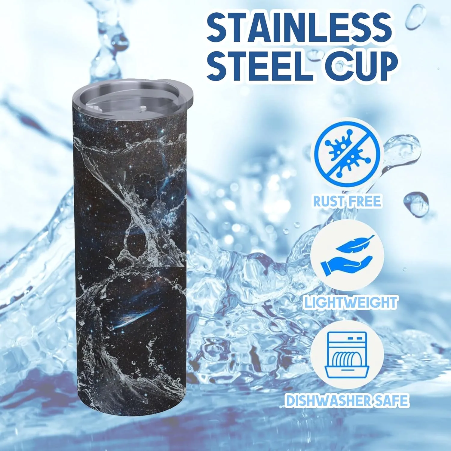 1Pcs Chicken Stainless Tumbler with lid and straw - 20oz Travel Mug, Reusable Metal Straw & Brush, Double-Wall Vacuum Bottle Cup for Coffee Wine Tea Hot and Cold Drinks,Gifts