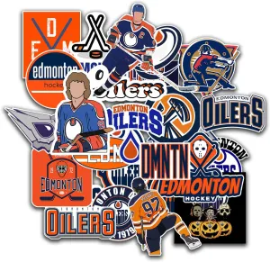 27 PCS American Hockey Stickers for Water Bottle, Laptop, Bicycle, Computer, Motorcycle, Travel Case, Car Decal Decoration Sticker 2-2.5 inches