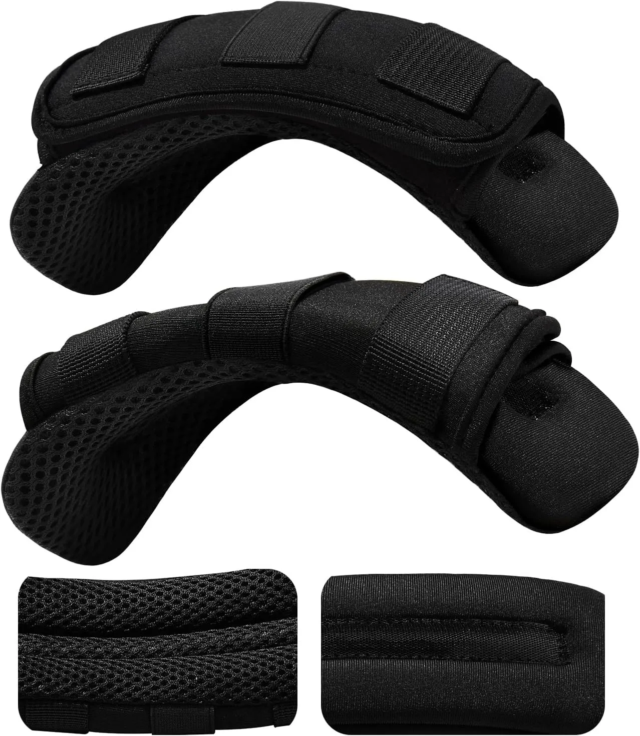 2Pcs Thick Cushioned Shoulder Pads, Anti-Slip Design and Breathable Mesh Pads for Shoulder Strap,Soft and Comfortable