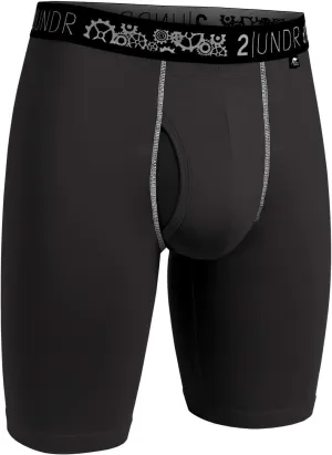 2UNDR Mens Gear Shift Performance 9" Boxer Long Leg Underwear