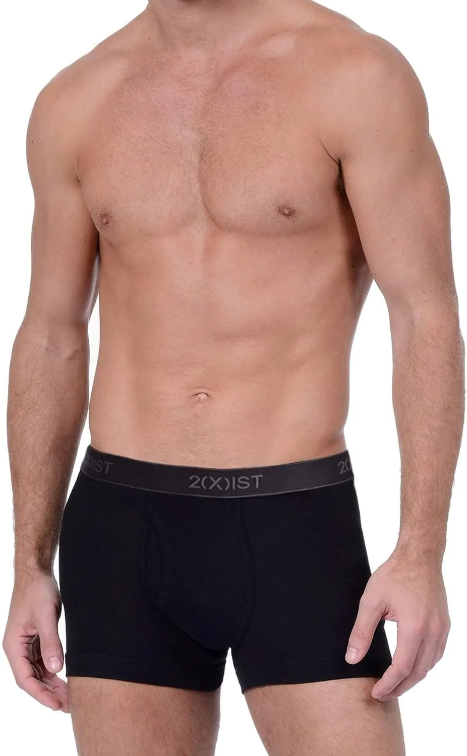 2(X)IST mens Essential Cotton Boxer Brief 3-pack