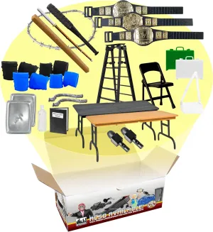 30 Piece Massive Wrestling Figure Accessory Pack for Wrestling Action Figures