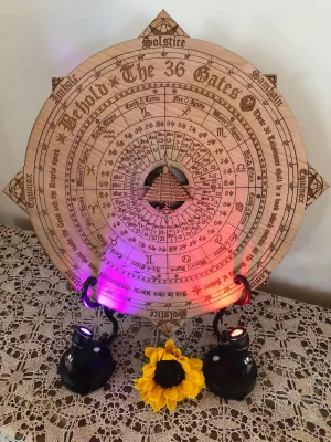 36 Gates Astrological Clock - Timepiece for the New World