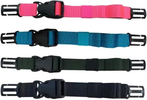 4 Pack Backpack Chest Strap Heavy Duty Adjustable Backpack Sternum Strap Chest Belt Suitable for Webbing on The Backpack up to1in.(Black/Army Green/Sky Blue/Pink)