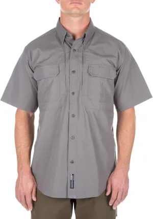 5.11 Tactical Men's Short Sleeve Low Profile Design Button Up Polo Shirt, Cotton Fabric, Style 71152