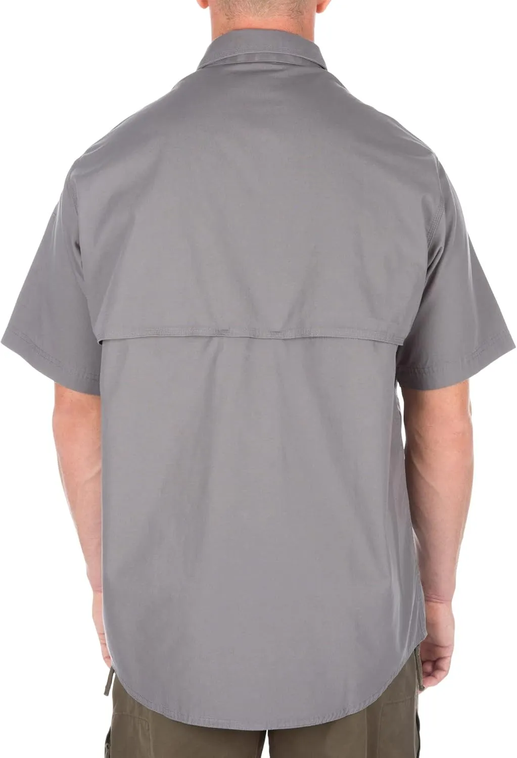 5.11 Tactical Men's Short Sleeve Low Profile Design Button Up Polo Shirt, Cotton Fabric, Style 71152