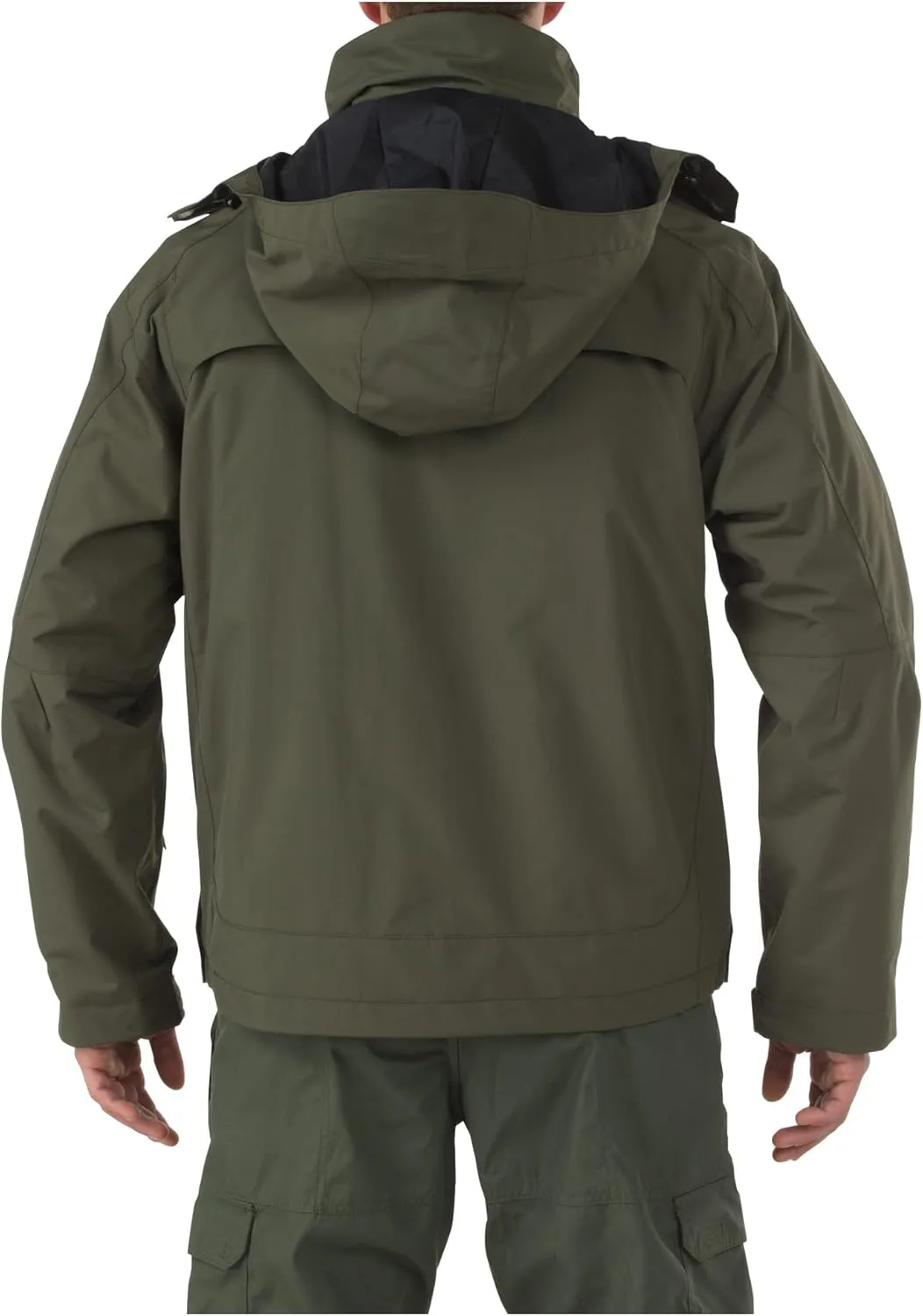 5.11 Tactical Men's Valiant Duty Jacket, High Performance Rain Coat Jacket For Men, Multiple Color Options, Style 48153