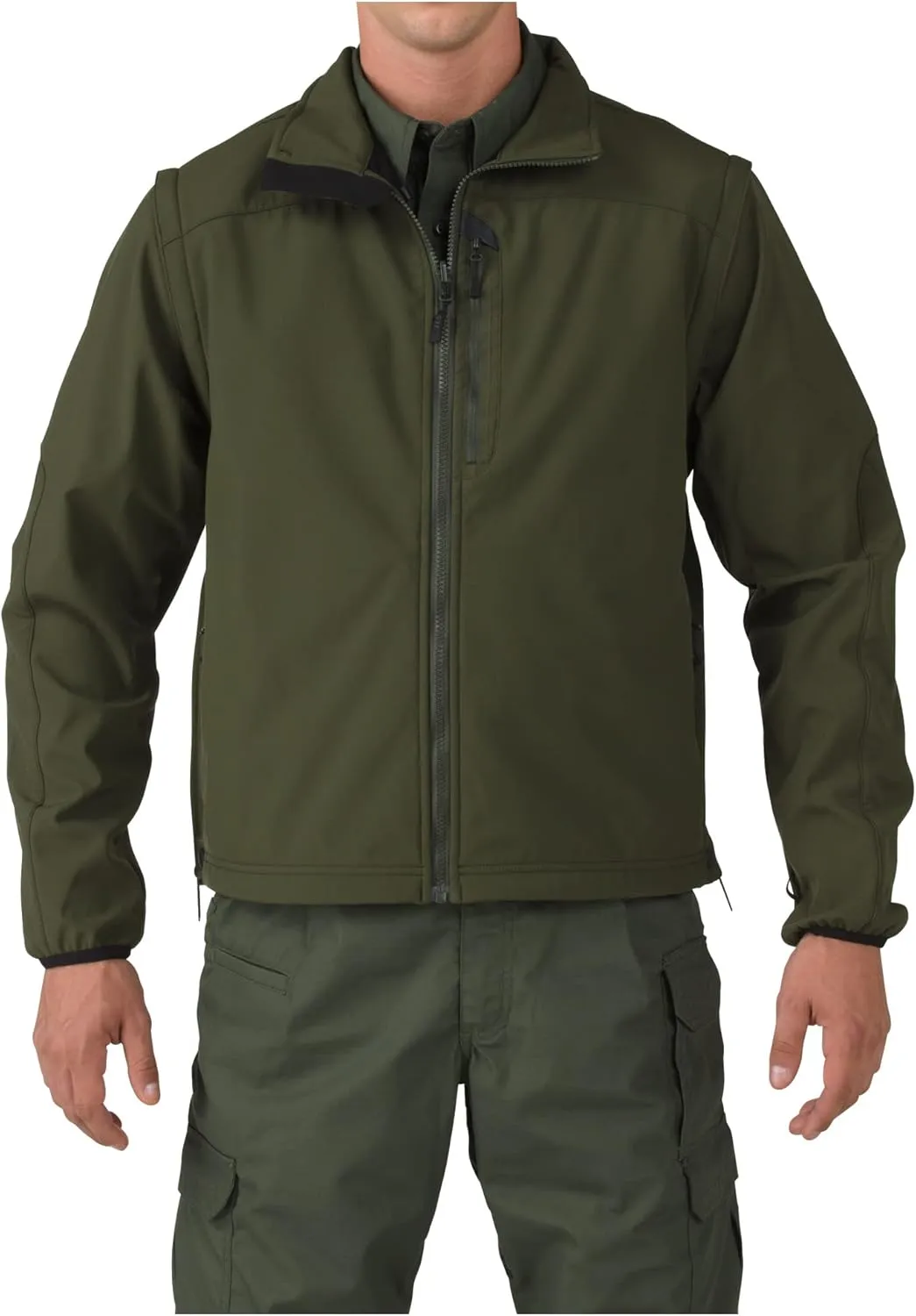 5.11 Tactical Men's Valiant Duty Jacket, High Performance Rain Coat Jacket For Men, Multiple Color Options, Style 48153