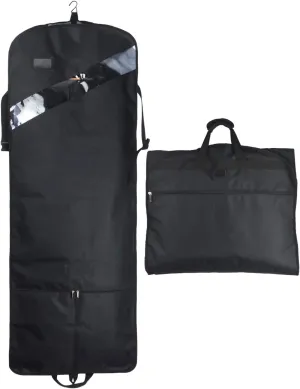 52'' Extra Long Dress Garment Bag, Premium & Breathable Tear-resistant Hanging Suit Cover for Travel and Storage