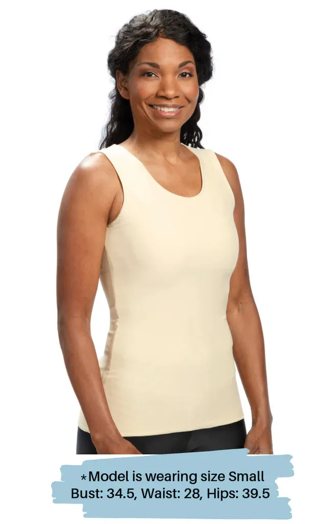 911 Ava Camisole, Wear Ease Compression for the Torso - Seamless Front