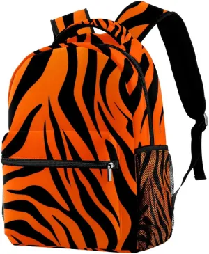 Abstract Animal Tiger Print Backpack Purse for Women Laptop Travel Bag with Multiple Pockets for Men Women Backpack