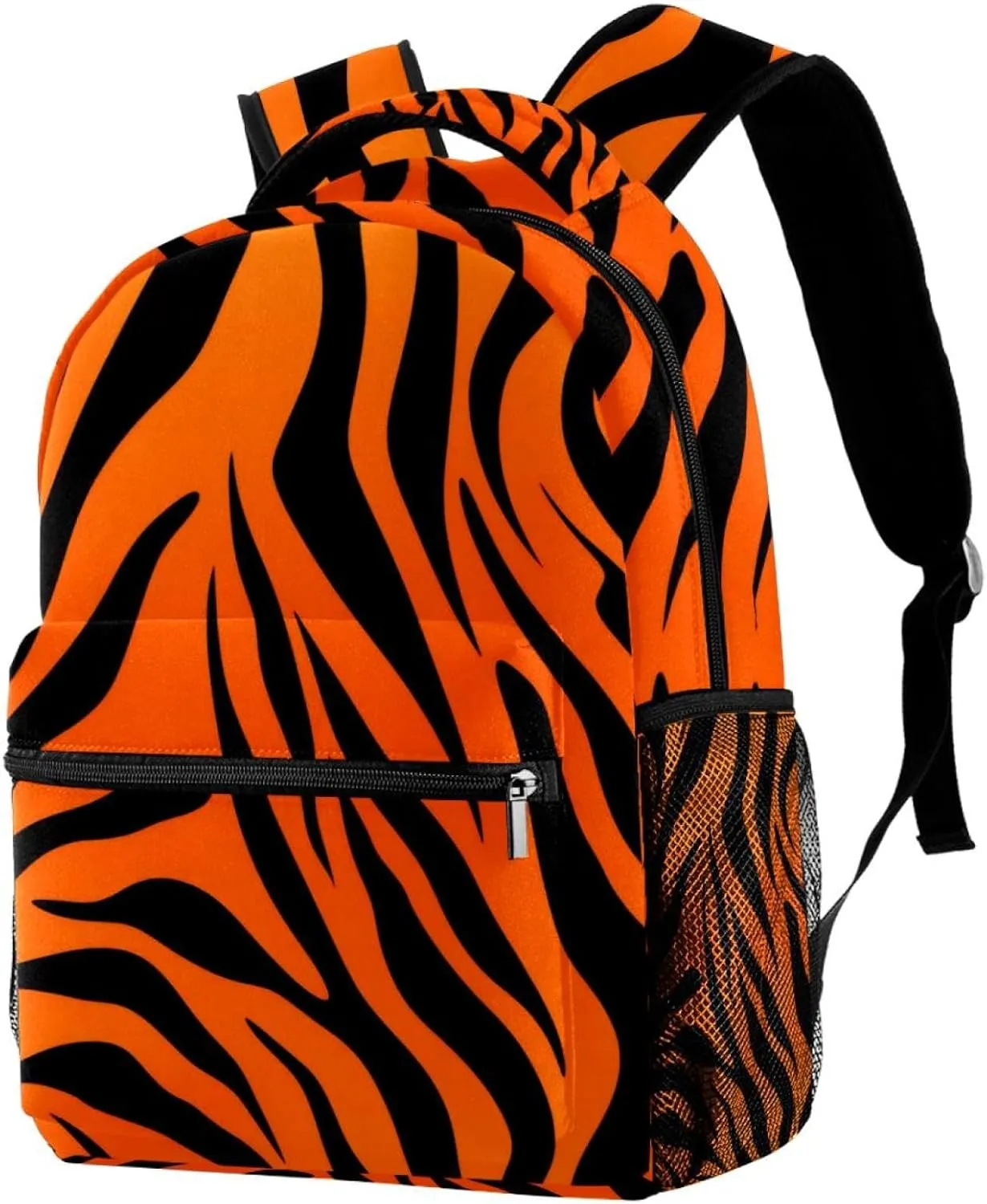 Abstract Animal Tiger Print Backpack Purse for Women Laptop Travel Bag with Multiple Pockets for Men Women Backpack