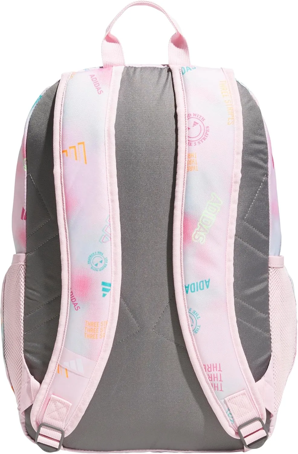 adidas Affiliate Small Backpack for Women and Men, Durable Bag with Laptop Sleeve, Adi Haze Clear Pink/White, One Size