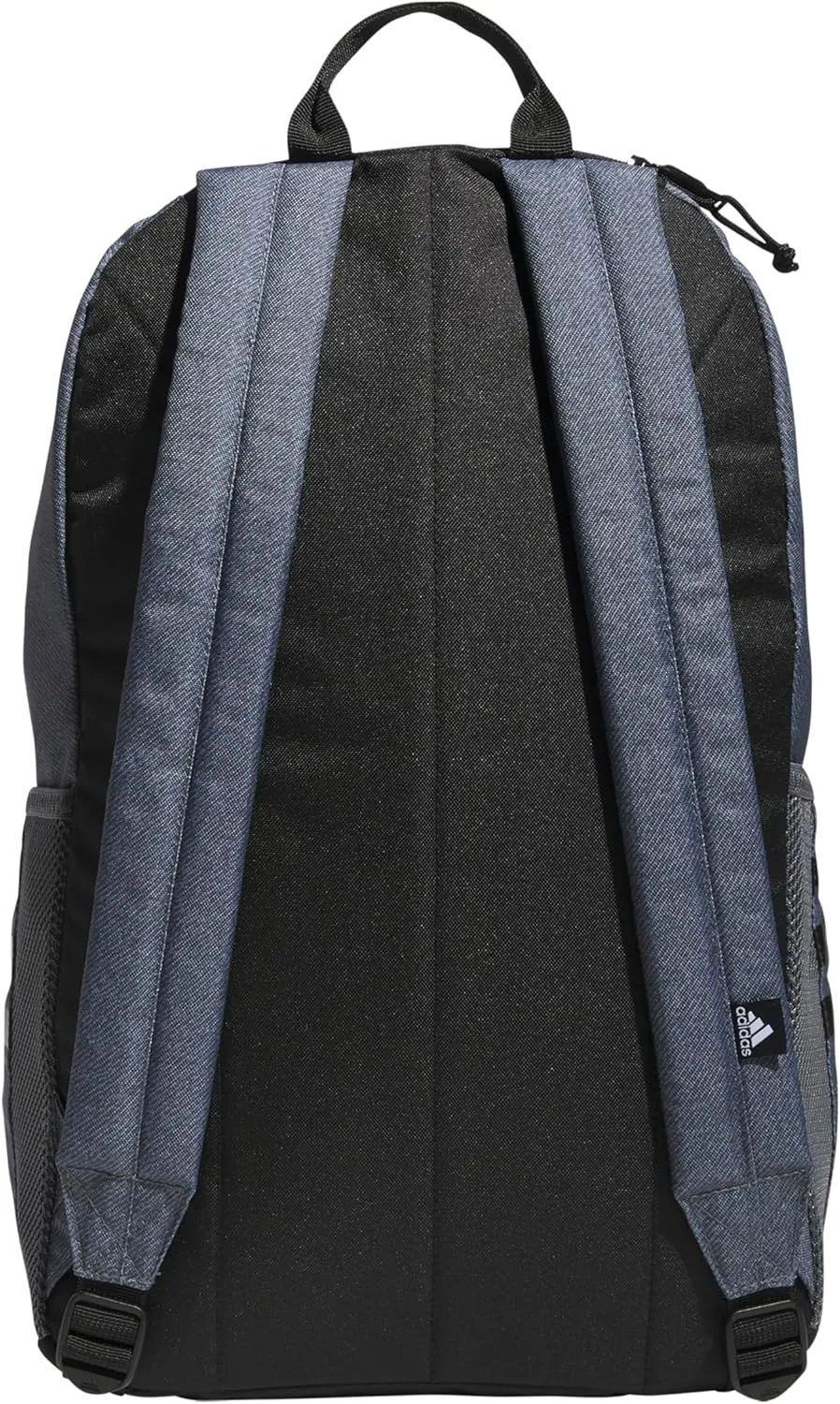 adidas Classic 3-Stripe Durable Backpack Student Athletic Sport Laptop Book Bag, Twill Onix Grey/Black/5.0, One Size