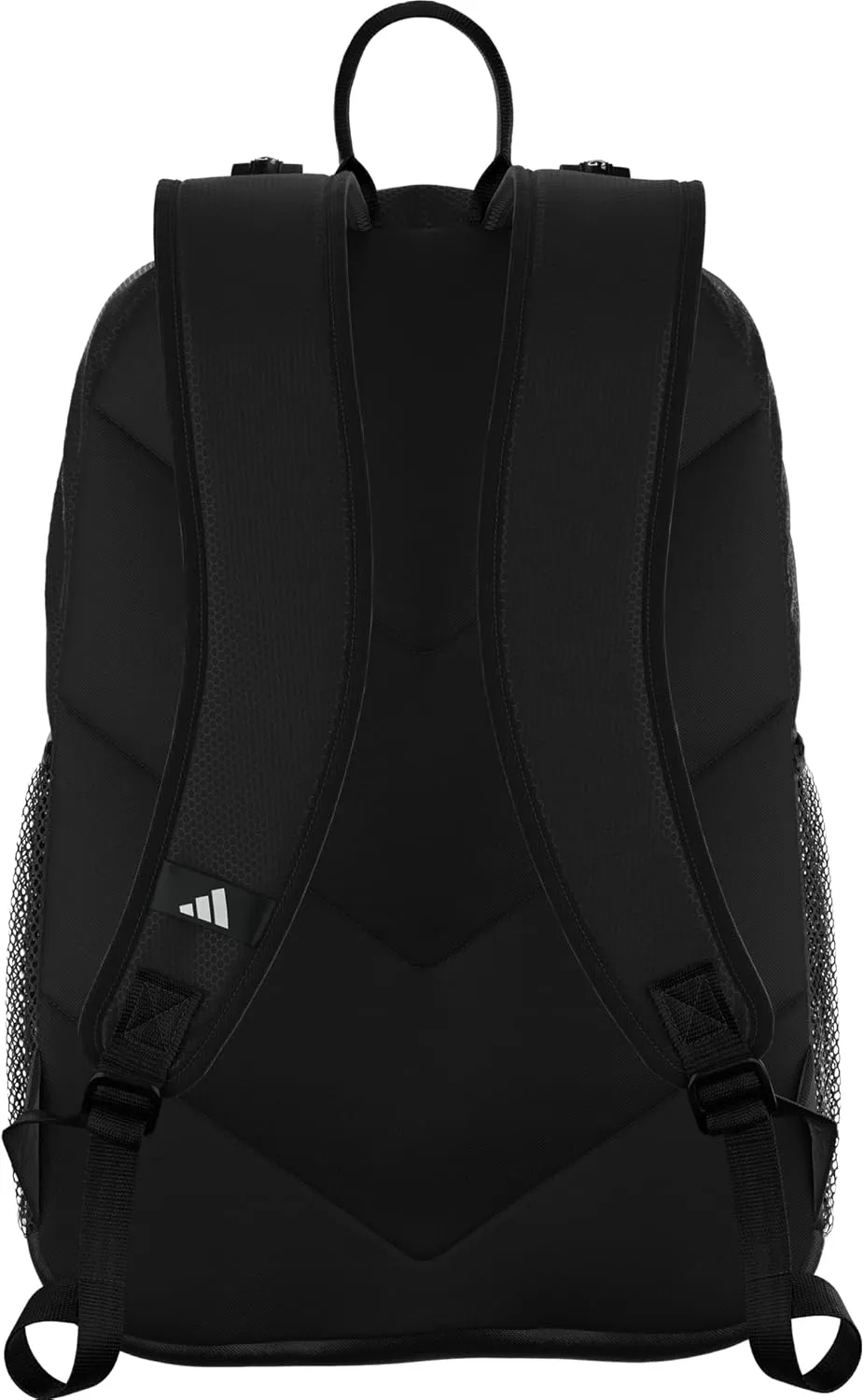 adidas Excelerator Backpack (33L) Large Durable Athletic Student Laptop Book Bag-Boys/Girls, Black/White, One Size
