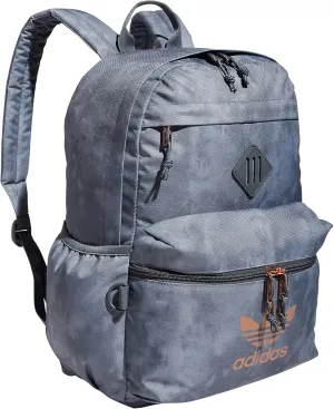 adidas Originals Trefoil 2.0 Backpack, Stone Wash Grey/Rose Gold/Onix Grey, One Size