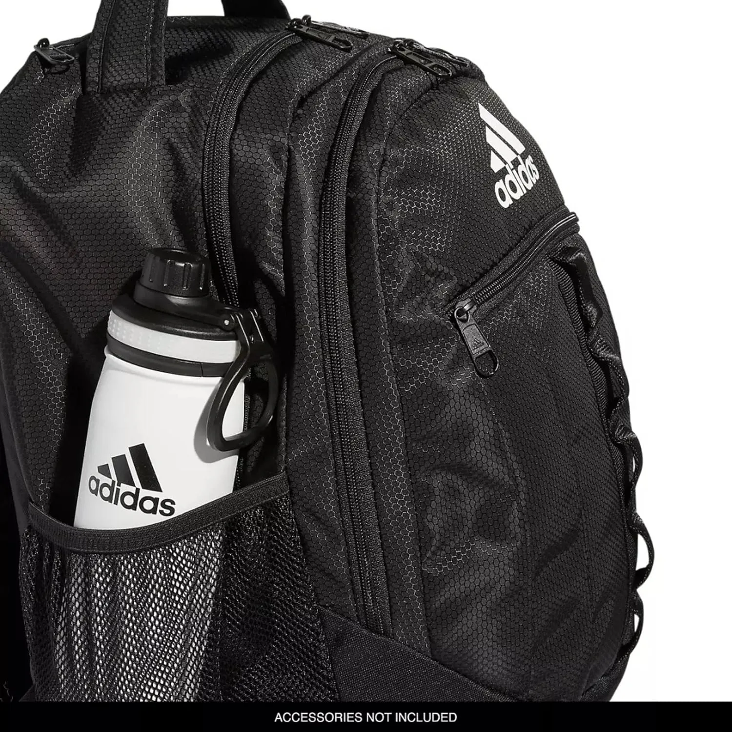 adidas Stratton III Backpack, Black/White