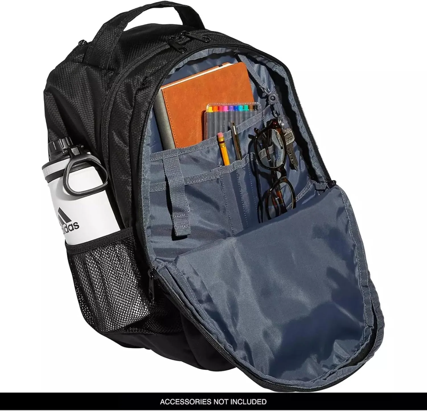 adidas Stratton III Backpack, Black/White
