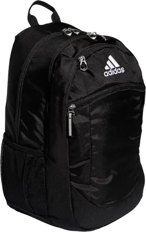 adidas Striker Team Sports Backpack for Soccer and More, Workout Bag for Men and Women, Black/White, One Size