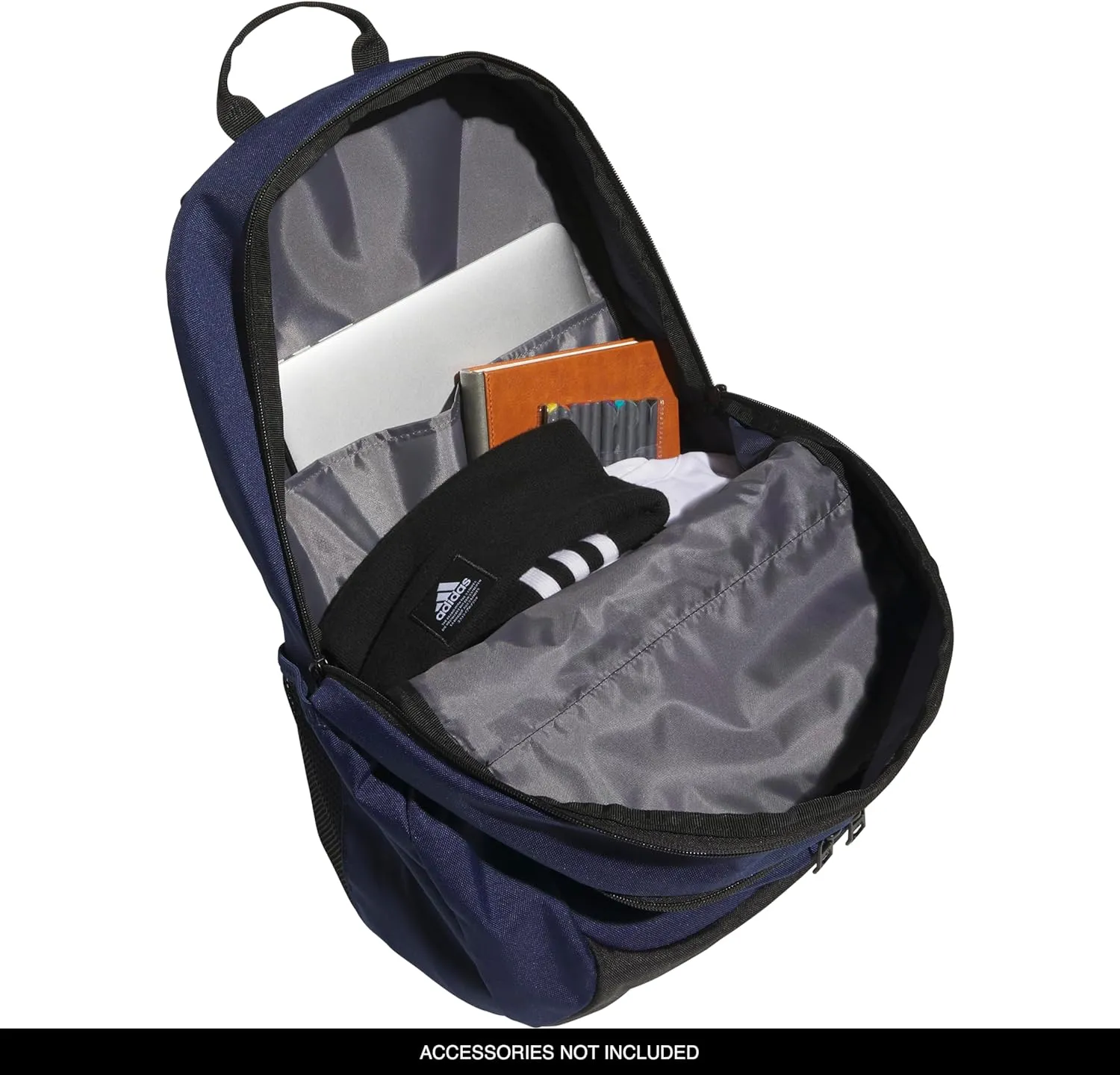 adidas Striker Team Sports Backpack for Soccer and More, Workout Bag for Men and Women, Navy Blue/3.0 (36L), One Size