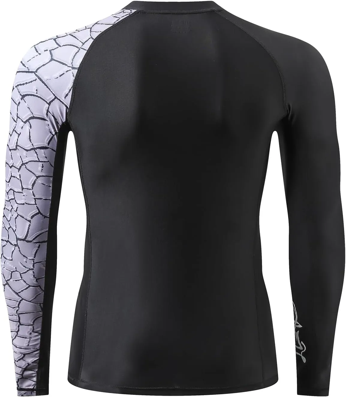 ADOREISM Men's Rash Guard Long Sleeves UPF 50  Sun Protection Compression Swim Shirts for Men