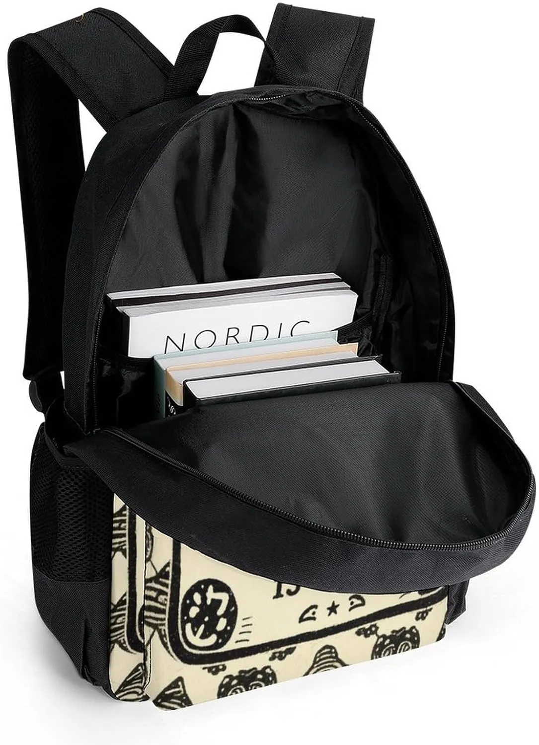 Adults Lightweight Magic Spirit Board Witch Art Rucksacks Large Capacity Bookbag With Adjustable Shoulder Straps for Trekking Outdoors Bicycle