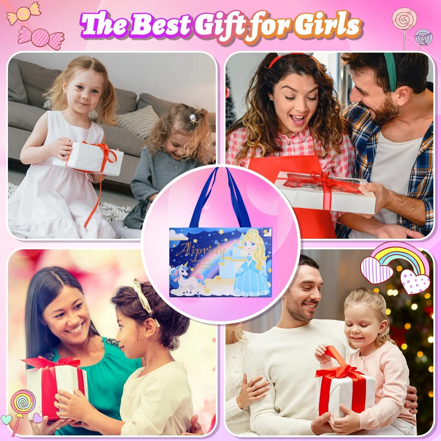 AIPRIDY Charm Bracelet Making Kit,Unicorn Mermaid Crafts Gifts Set Can Inspires Imagination and Creativity,Jewelry Making Kit Perfect Gifts for Girls 5-12 Years Old (104 Pieces)