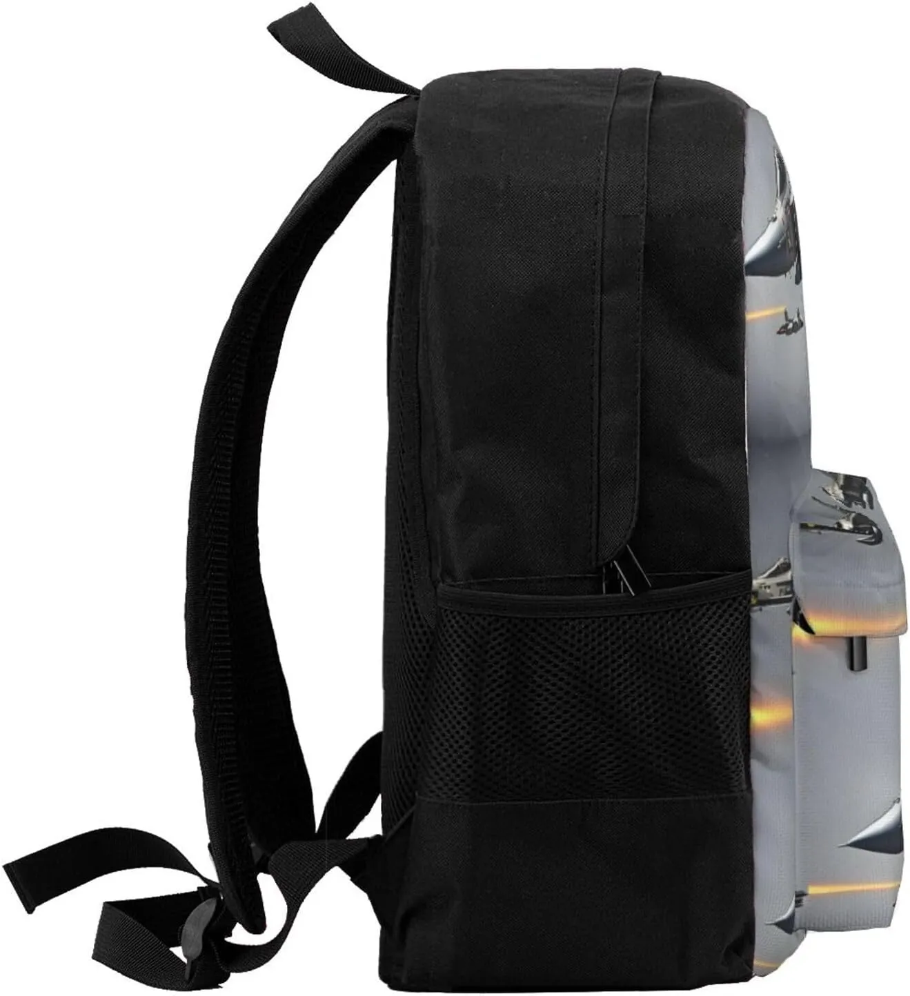 Aircraft Fighter Jets Print Storage Bag, Shoulder Bag, Leisure Bag, Large Capacity Leisure Travel Shoulder Bag