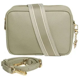 Alice Wheeler London Soho Camera Crossbody Bag - Pistachio Green