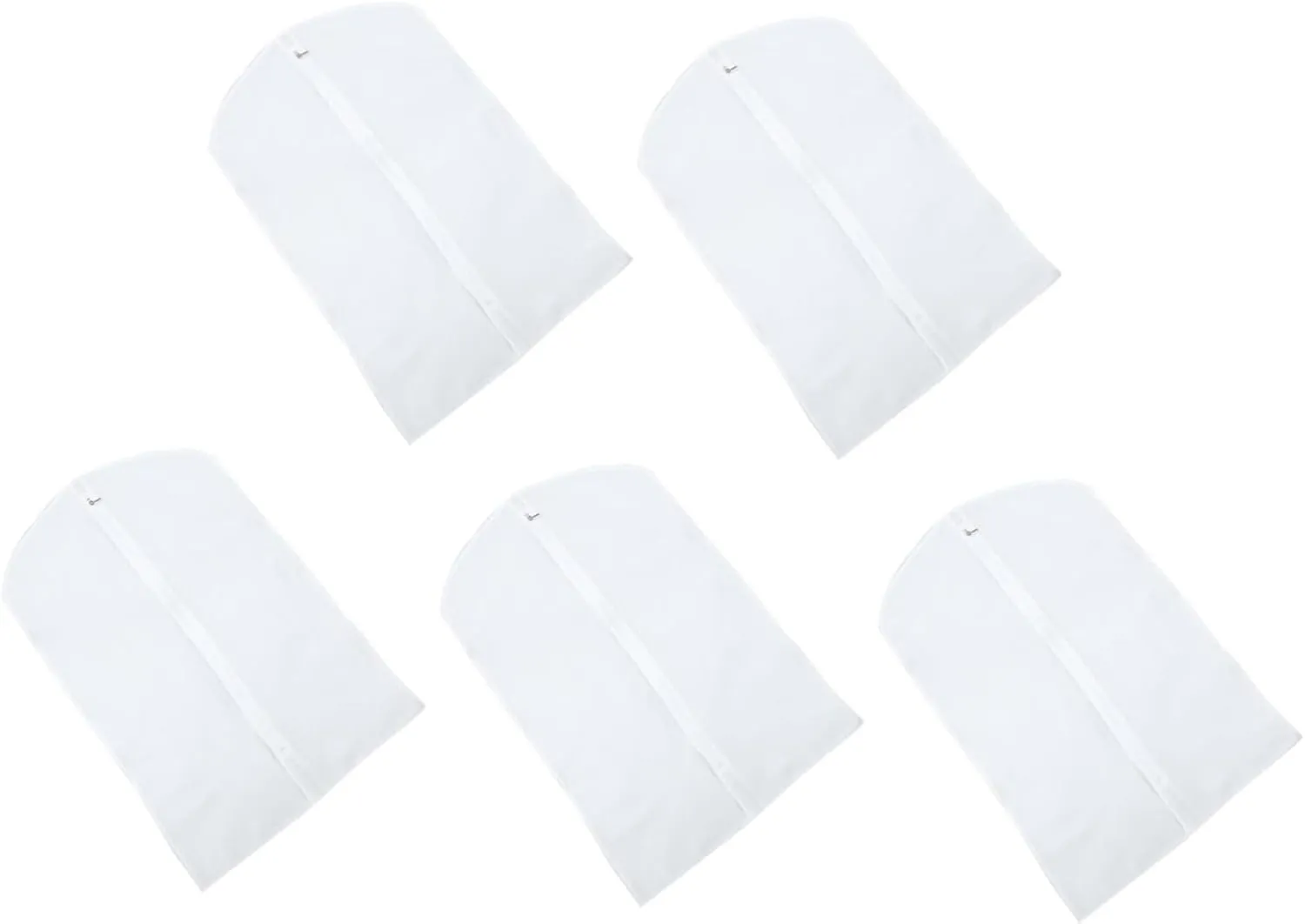 Alipis 5Pcs Translucent Coat Covers for Clothing Storage Lightweight Peva Garment Bags for Home Wardrobe Organization and Travel