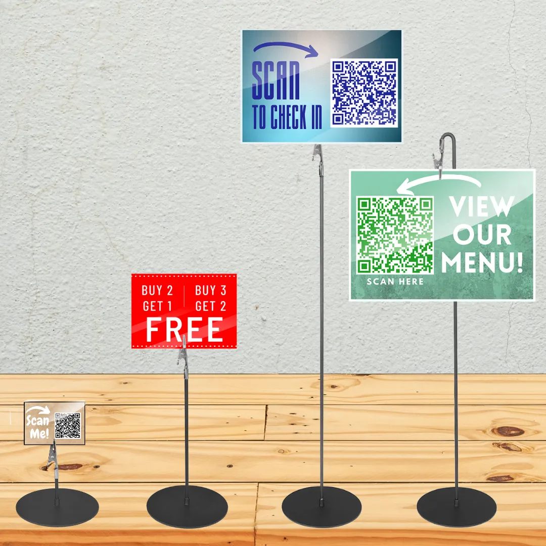 Alligator Clip Sign Holders