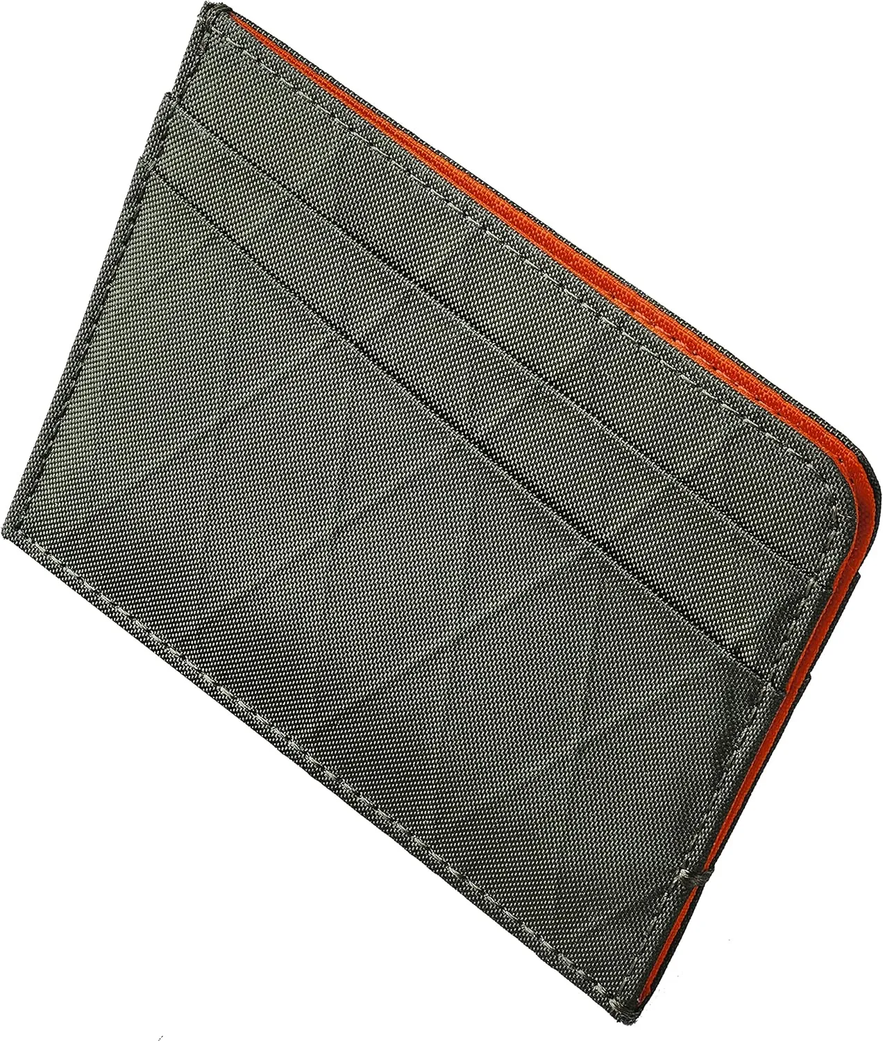 ALPAKA ARK Card Wallet - Main Opening for Storing Cash - 4 Card Slots - 100 Percent Zero Waste Slim Wallet - Made Entirely From Up-Cycled Materials, Dark Green