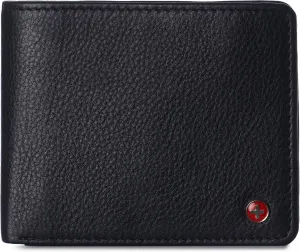 Alpine Swiss Mens Nolan Bifold Commuter Wallet Cowhide Leather RFID Safe Comes in a Gift Box
