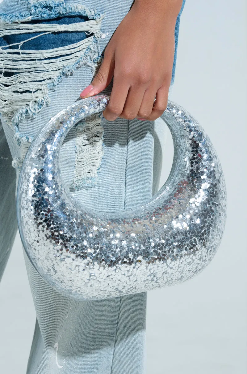 ALWAYS ADD SPARKLE HARD SHELL PURSE
