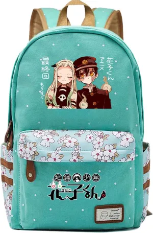 Anime Toilet Bound Hanako Kun Backpack School Bag Canvas Minamoto Kou Daypack Shoulder Bag 12