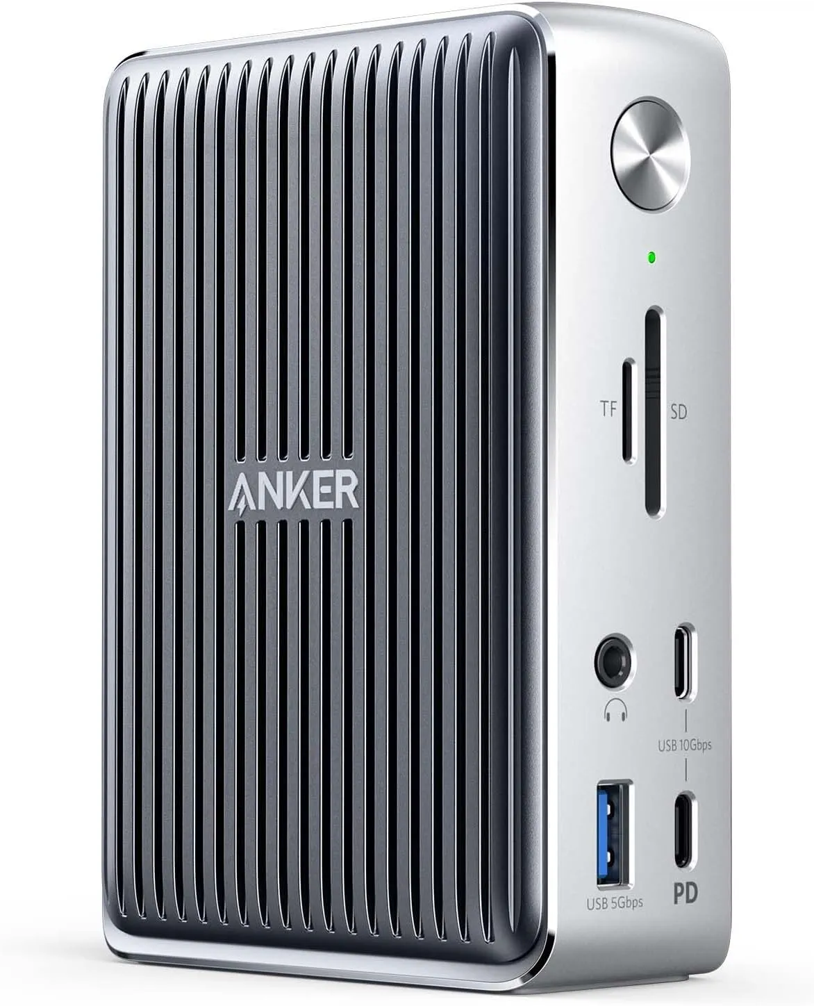 Anker 577 Docking Station (13-in-1, Thunderbolt 3) 85W Charging for Laptop, 18W for Phones, 4K Dual Display, 10 Gbps USB-C Data, Ethernet, Audio, SD 4.0