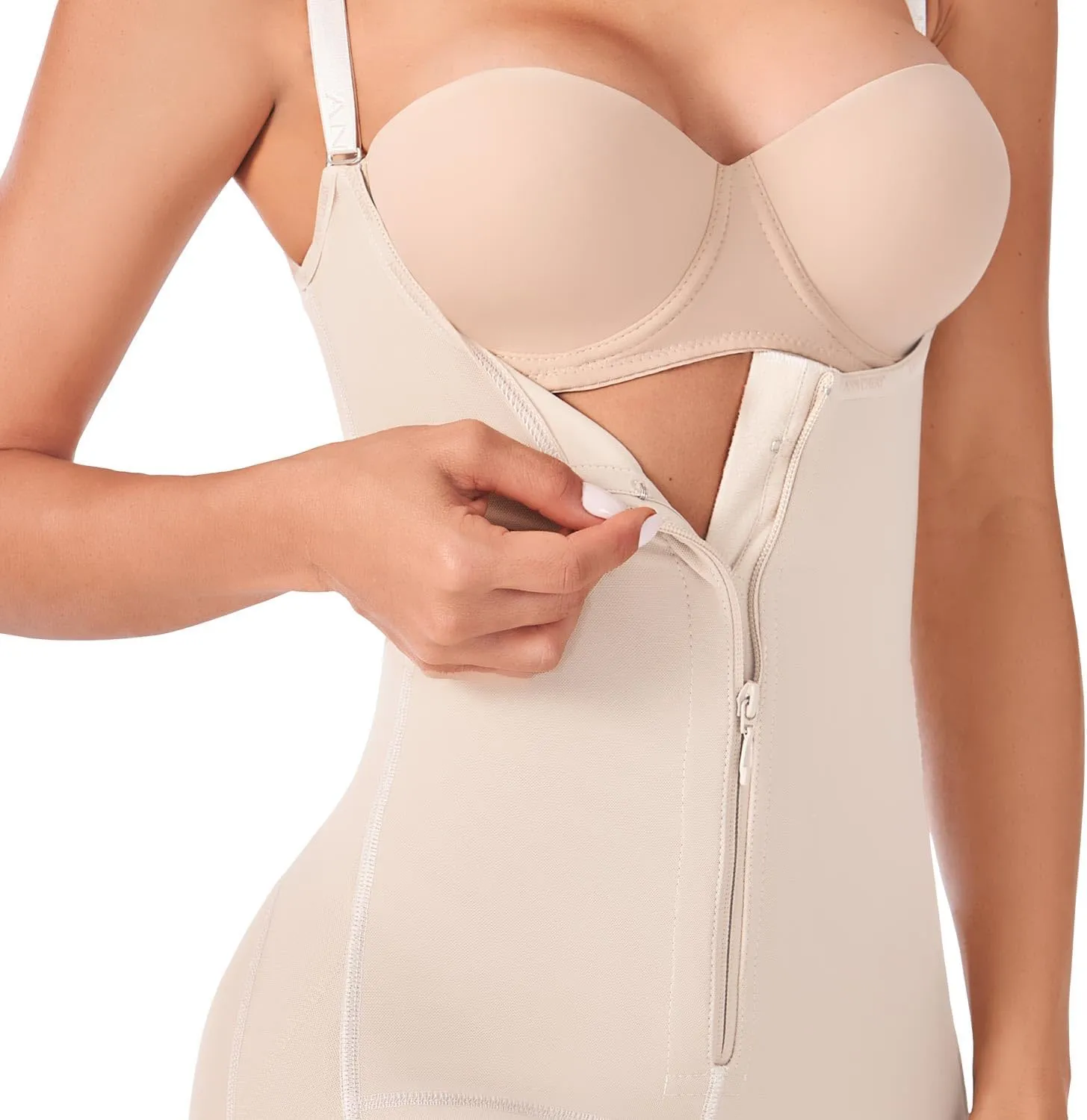 Ann Chery 1041 Short Girdle with Tummy Control, High Back, and Butt Lifting | Postpartum Shapewear Bodysuit |High Compression