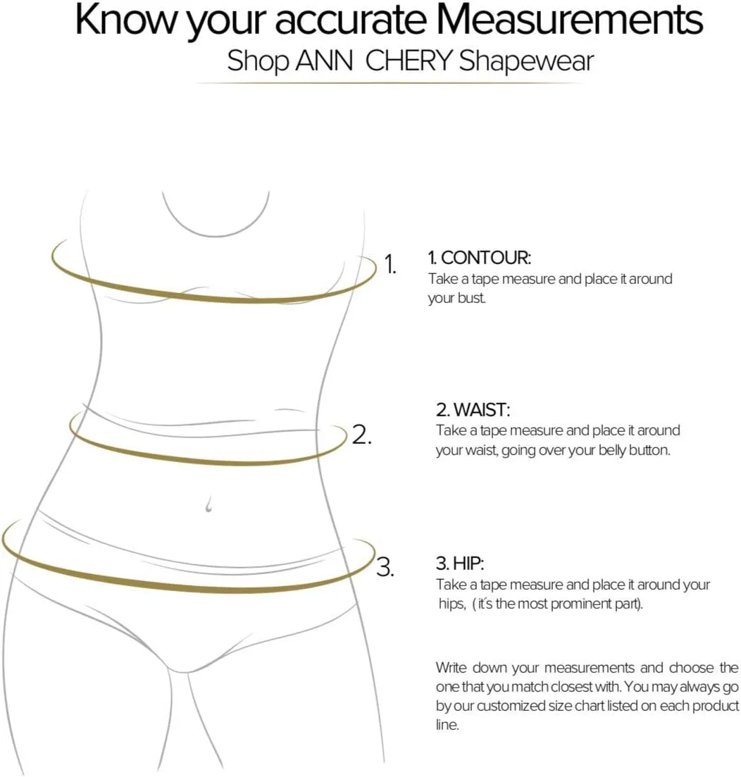 Ann Chery 2021 Corset Waist Trainer   Guarana Slimming Gel | Colombian Waist Cincher | 3 Hook Latex Body Shaper