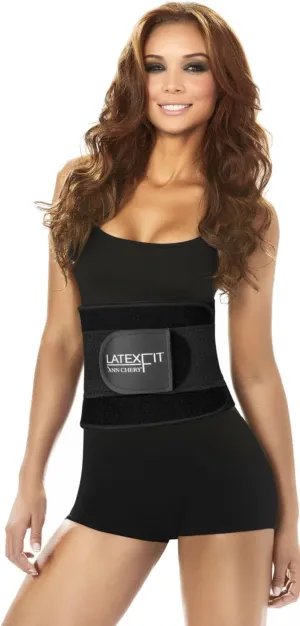 Ann Chery 2051 Latex Fit Women Waist Trimmer Belt for Weight Loss Lumbar Support Black 42