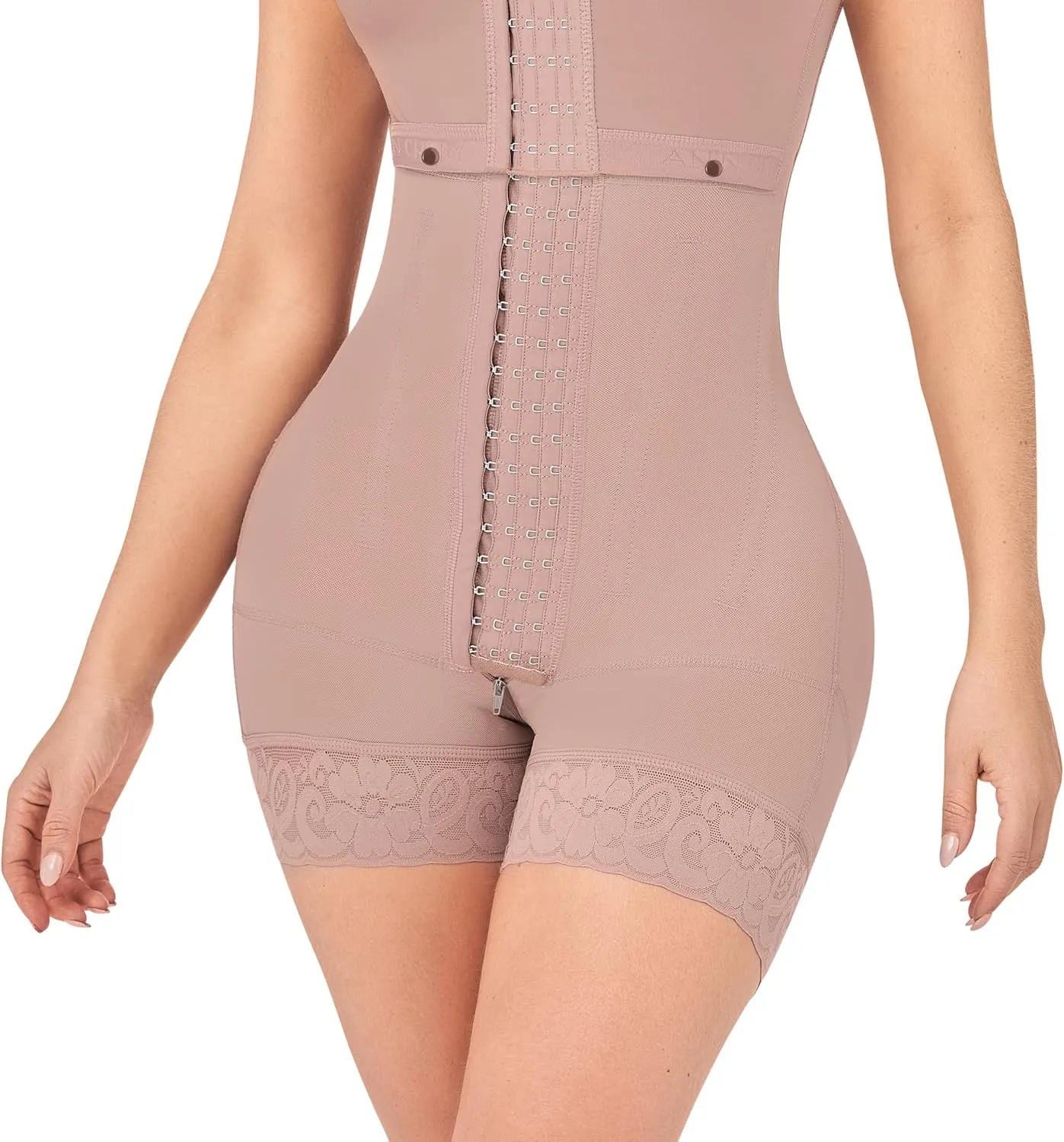 Ann Chery 5179 Shapewear Hourglass Silhouette with Bra| 4 levels of hooks, Tummy Control and butt lifting | Faja Colombiana