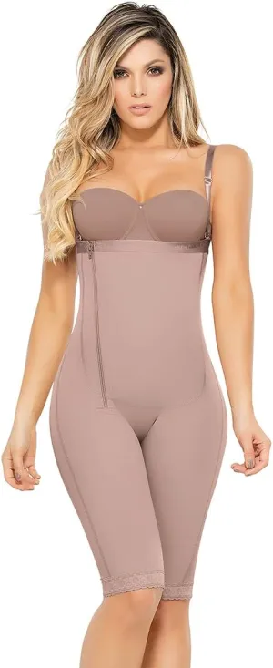 Ann Chery Comfort Line High Compression/Post Surgical/Daily Use/Body Shaper/Liposuction/Faja Colombiana ((Waist 33,5-35,5 Inch) XX-Large / 40, 5141-Luna-Cocoa)