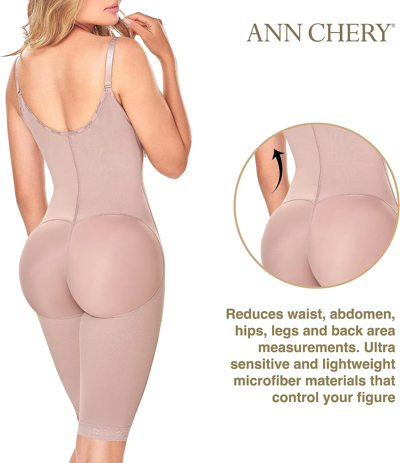 Ann Chery Comfort Line High Compression/Post Surgical/Daily Use/Body Shaper/Liposuction/Faja Colombiana