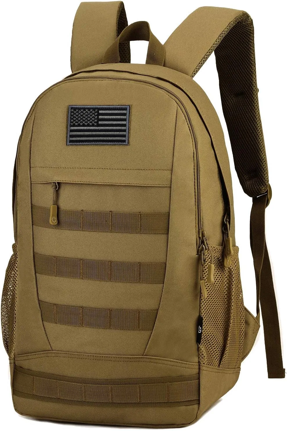 ArcEnCiel 35L Motorcycle Backpack Tactical Military Bag Army Assault Pack Rucksacks with Patch - Rain Cover Included