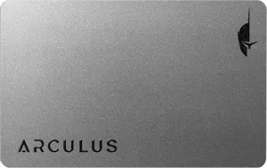 Arculus Crypto Cold Storage Wallet, Secure Bitcoin & Ethereum Wallet, 3-Factor Authentication, Silver