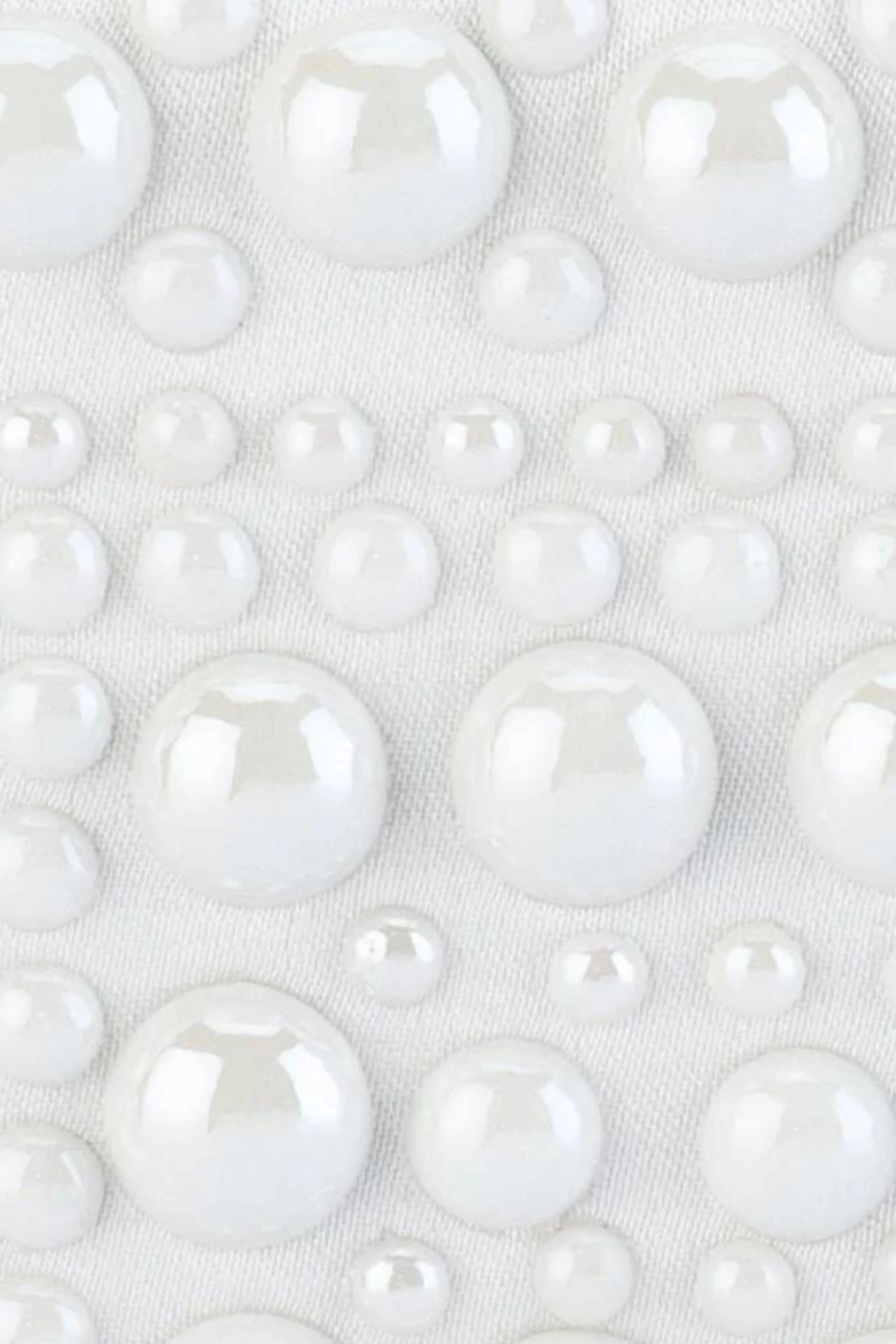Ari Hotfix Pearl Clutch - White
